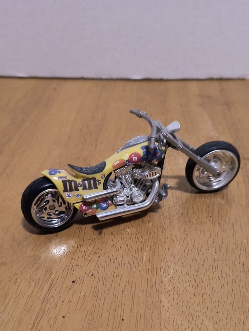 Decorative Toy M &M Motorcycle Chopper 6inch B6